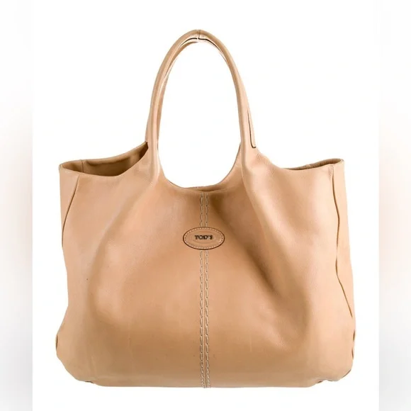 Tod’s T Timeless Brown Leather Tote - Picture 2 of 10